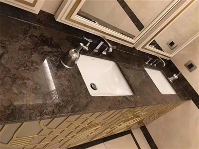 ماربل کاؤنٹر ٹاپس باتھ روم