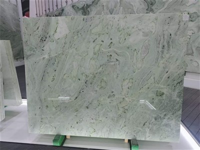 لگژری انٹیرئیر ڈیزائن پروجیکٹس کے لیے گرین ماربل ٹائل